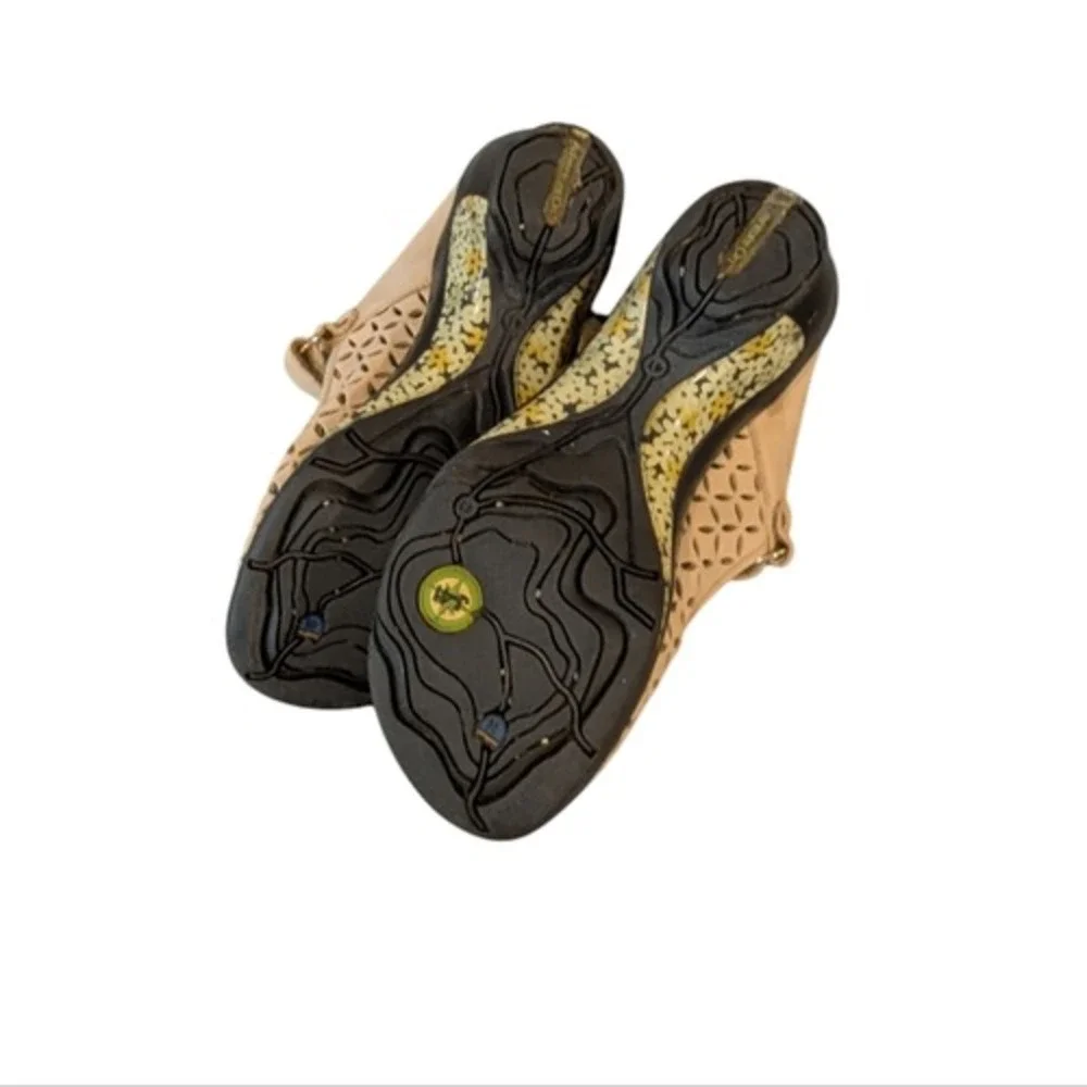 Jambu J-41 Women's Journey Encore‎ Wedge Leather Sandal Size 7